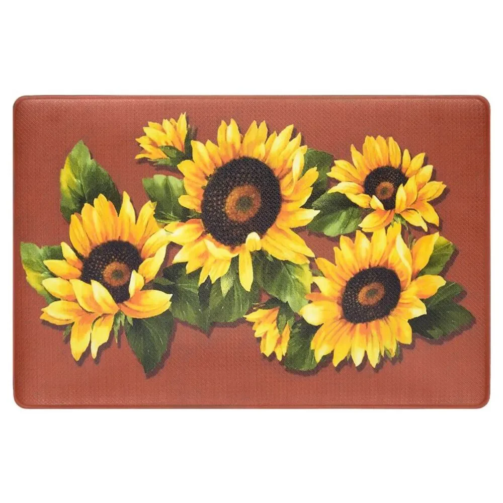 Achim Home Furnishing Black Eyed Susan Window Kitchen Curtains Printed - 30
